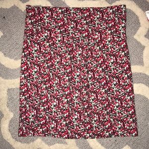 Charlotte Russe floral mini skirt size small